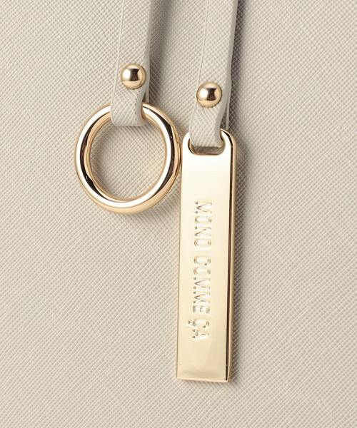 MONO　COMME CA（モノコムサ）の「ロゴプレート　2wayトートバッグ（トートバッグ・レディース・ブラック/グレイッシュベージュ/ライトグレー・FREE）」の16枚目の写真