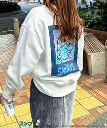 GeeRA（ジーラ）の「【スマーフ】コラボプリントスウェット（スウェット）」