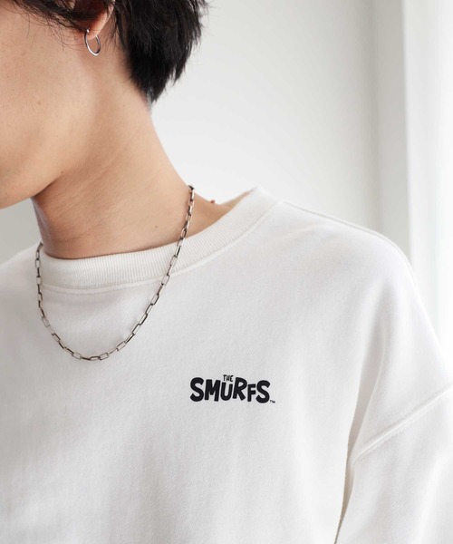 【セール】【スマーフ】コラボプリントスウェット（スウェット）｜GeeRA（ジーラ）