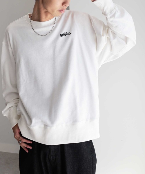 【セール】【スマーフ】コラボプリントスウェット（スウェット）｜GeeRA（ジーラ）