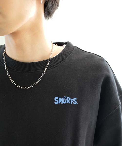 【セール】【スマーフ】コラボプリントスウェット（スウェット）｜GeeRA（ジーラ）