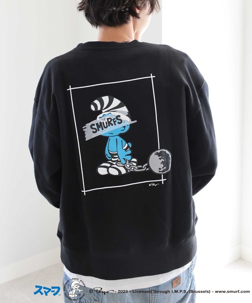 GeeRA（ジーラ）の「【スマーフ】コラボプリントスウェット（スウェット・レディース・ホワイト/ホワイト系その他/ブラック/ブラック系その他・MEDIUM/LARGE/X-LARGE）」の19枚目の写真