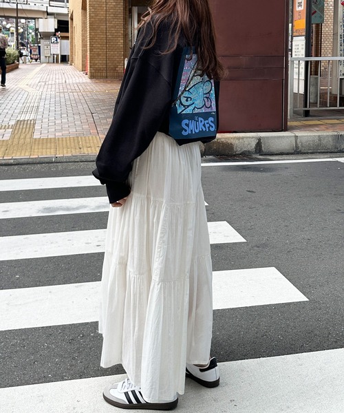 【セール】【スマーフ】コラボプリントスウェット（スウェット）｜GeeRA（ジーラ）