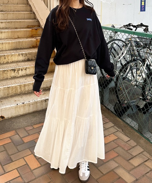 【セール】【スマーフ】コラボプリントスウェット（スウェット）｜GeeRA（ジーラ）