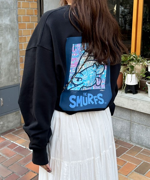 GeeRA（ジーラ）の「【スマーフ】コラボプリントスウェット（スウェット・レディース・ホワイト/ホワイト系その他/ブラック/ブラック系その他・MEDIUM/LARGE/X-LARGE）」の20枚目の写真