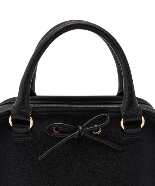 ROPE' PICNIC（ロペピクニック）の「軽量リボンデザインミニボストンショルダーバッグ（ボストンバッグ・レディース・キナリ/ブラック/ピンク系その他2・FREE）」の14枚目の写真