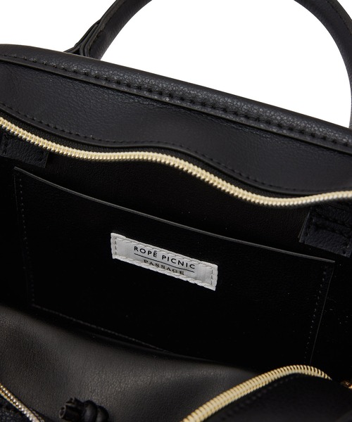 ROPE' PICNIC（ロペピクニック）の「軽量リボンデザインミニボストンショルダーバッグ（ボストンバッグ・レディース・キナリ/ブラック/ピンク系その他2・FREE）」の9枚目の写真