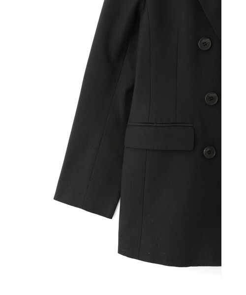 JILL STUART（ジルスチュアート）の「◆コットンキュプラテーラードジャケット（テーラードジャケット・レディース・ブラック/ホワイト・SMALL/MEDIUM）」の12枚目の写真