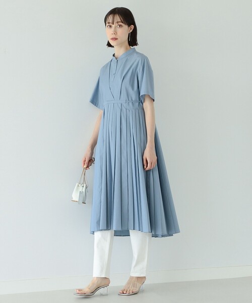 Ray BEAMS（レイビームス）の「Ray BEAMS / タック ヨーク プリーツ ワンピース（ワンピース・レディース・ブラック/ライトブルー/ベージュ・ONE SIZE）」の19枚目の写真