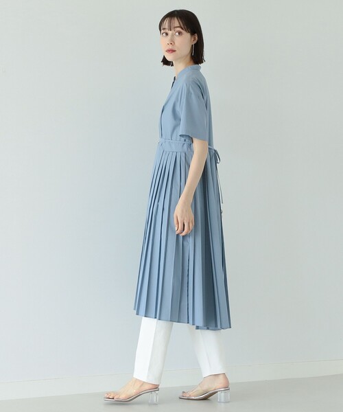 新品未使用 Ray beams レイビームス バック プリーツ ワンピース 綿 Ray BEAMS（レイビームス）の「Ray BEAMS / バック プリーツ