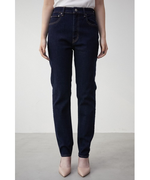 OXFORD ダークブルー スリムフィットデニム AZUL by moussy（アズールバイマウジー）の「SLIM FIT DENIM/スリム
