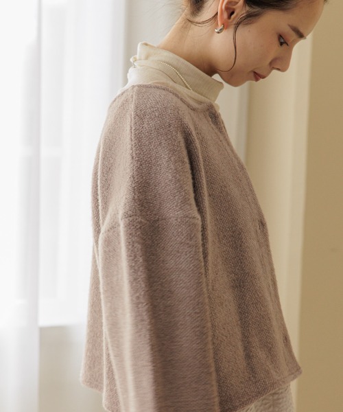 flower（フラワー）の「チックバルーントップ（カーディガン/ボレロ・レディース・ブラウン/アイボリー・FREE）」の19枚目の写真