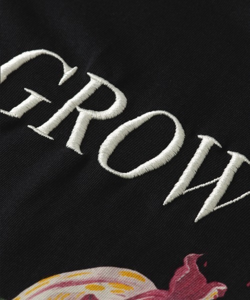 SCOTCH&SODA(スコッチアンドソーダ)の「フローラル オーガニックTシャツ【169880】(Tシャツ/カットソー・メンズ・ブラック・MEDIUM/SMALL)」の7枚目の写真