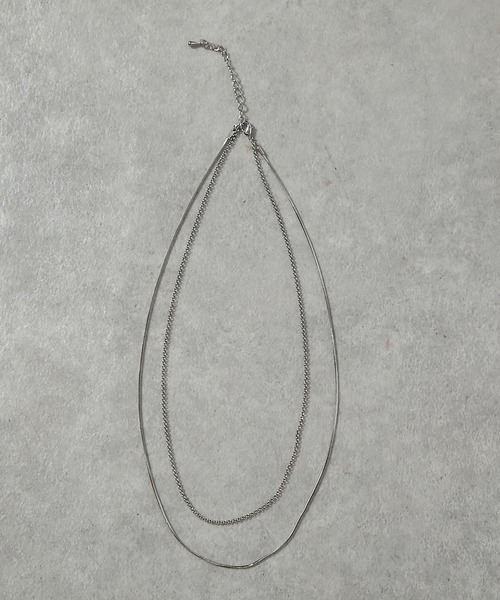 RIVE DROITE（リヴドロワ）の「レイヤードショートネックレス（ネックレス・レディース・ゴールド/シルバー・FREE）」の5枚目の写真