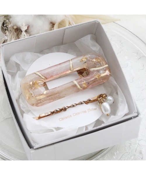 tone（トーン）の「【ime】ﾐﾗｰｺﾞｰﾙﾄﾞ2点ｾｯﾄﾍｱｸﾘｯﾌﾟ(MA)（バレッタ/ヘアクリップ・レディース・ピンク/ブルー/グリーン/イエロー・FREE）」の4枚目の写真