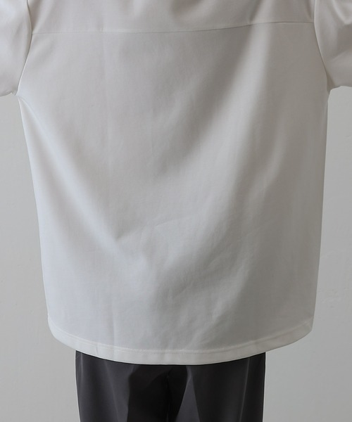 COLONY 2139（コロニートゥーワンスリーナイン）の「エンザイムダンボールラウンドヘム長袖Tシャツ（Tシャツ/カットソー・メンズ・ライトグレー/オフホワイト/ブラック・MEDIUM/LARGE）」の10枚目の写真