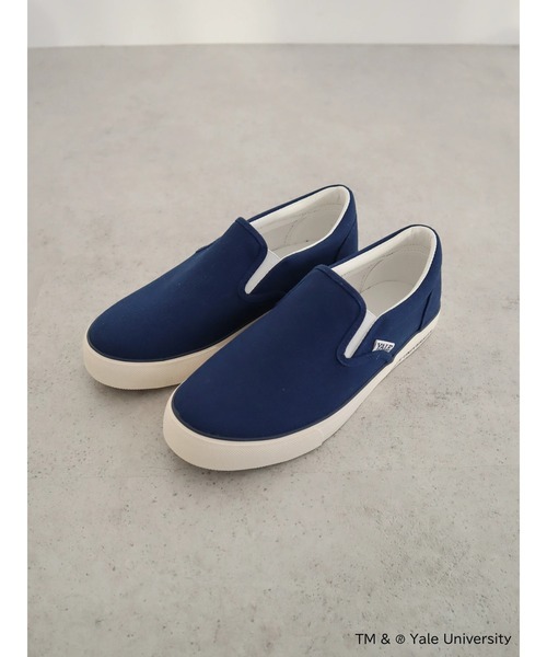 AMERICAN HOLIC（アメリカンホリック）の「TM&(R) Yale Universityスリッポン（スリッポン・レディース・オフホワイト/ネイビー・S/L/M）」の14枚目の写真