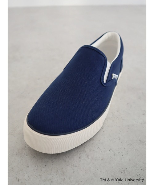 AMERICAN HOLIC（アメリカンホリック）の「TM&(R) Yale Universityスリッポン（スリッポン・レディース・オフホワイト/ネイビー・S/L/M）」の17枚目の写真