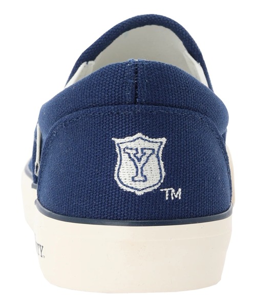 AMERICAN HOLIC（アメリカンホリック）の「TM&(R) Yale Universityスリッポン（スリッポン・レディース・オフホワイト/ネイビー・S/L/M）」の19枚目の写真