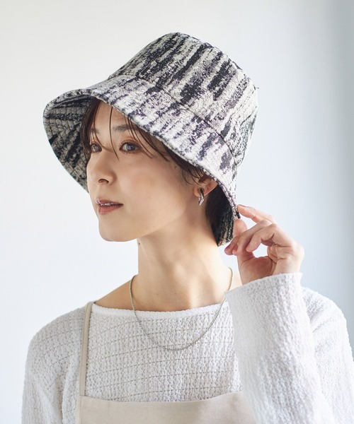 LEPSIM(レプシィム)の「アソートバケハ23SS 184741(ハット・レディース・グレー/ブラック/アイボリー・ONE SIZE)」の3枚目の写真