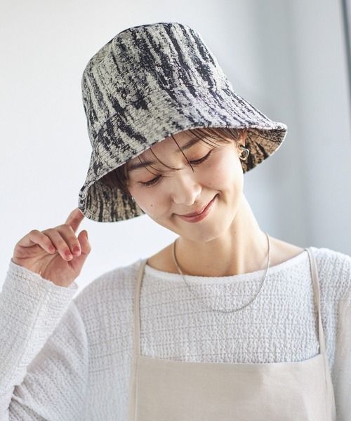 LEPSIM(レプシィム)の「アソートバケハ23SS 184741(ハット・レディース・グレー/ブラック/アイボリー・ONE SIZE)」の4枚目の写真