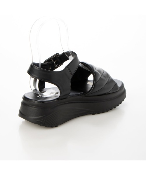 noyau（ノヤウ）の「キルティングパフサンダル（サンダル・レディース・ブラック/オレンジ/アイボリー/ベージュ・M/L/S/LL）」の8枚目の写真