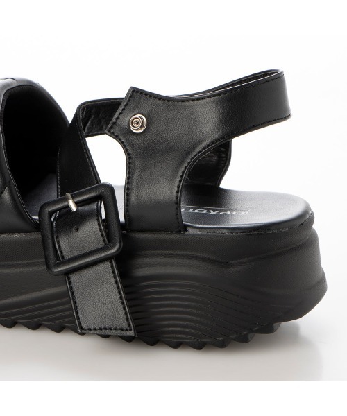 noyau（ノヤウ）の「キルティングパフサンダル（サンダル・レディース・ブラック/オレンジ/アイボリー/ベージュ・M/L/S/LL）」の13枚目の写真