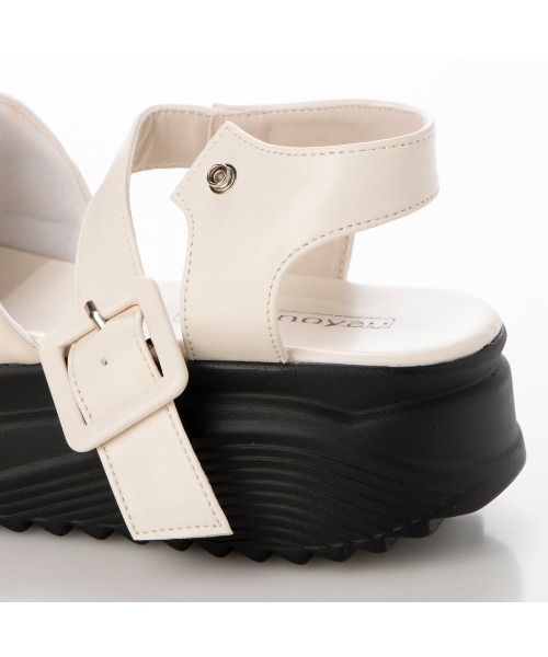 noyau（ノヤウ）の「キルティングパフサンダル（サンダル・レディース・ブラック/オレンジ/アイボリー/ベージュ・M/L/S/LL）」の18枚目の写真