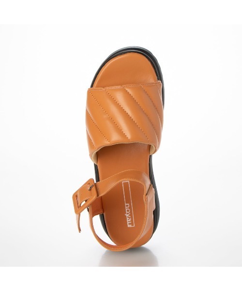 noyau（ノヤウ）の「キルティングパフサンダル（サンダル・レディース・ブラック/オレンジ/アイボリー/ベージュ・M/L/S/LL）」の10枚目の写真