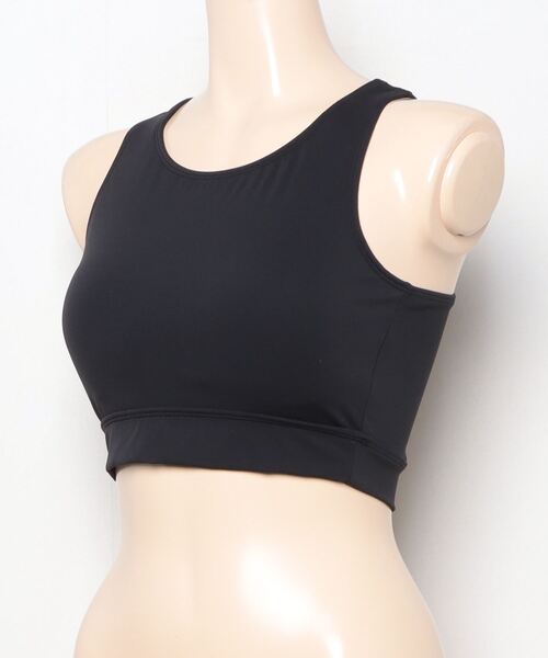 Ungrid（アングリッド）の「【ムラサキスポーツ別注】UNGRID/アングリッド   水陸両無地/フィットネスブラトップ/セットアップ対応  623102（水着・レディース・グリーン/ブラック/グレー/パープル・M/L）」の5枚目の写真