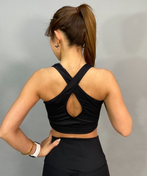 Ungrid（アングリッド）の「【ムラサキスポーツ別注】UNGRID/アングリッド   水陸両無地/フィットネスブラトップ/セットアップ対応  623102（水着・レディース・グリーン/ブラック/グレー/パープル・M/L）」の21枚目の写真