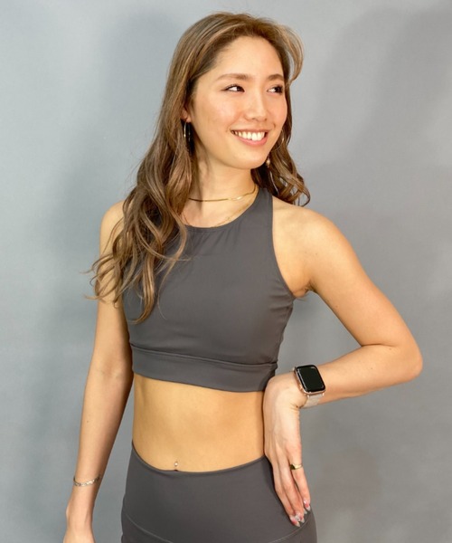 Ungrid（アングリッド）の「【ムラサキスポーツ別注】UNGRID/アングリッド   水陸両無地/フィットネスブラトップ/セットアップ対応  623102（水着・レディース・グリーン/ブラック/グレー/パープル・M/L）」の18枚目の写真