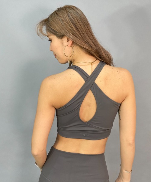 Ungrid（アングリッド）の「【ムラサキスポーツ別注】UNGRID/アングリッド   水陸両無地/フィットネスブラトップ/セットアップ対応  623102（水着・レディース・グリーン/ブラック/グレー/パープル・M/L）」の17枚目の写真