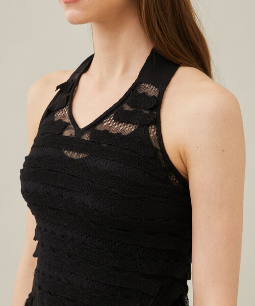 【layerd tank Knit】　アカネウツノミヤ layerd tank Knit】 アカネウツノミヤ