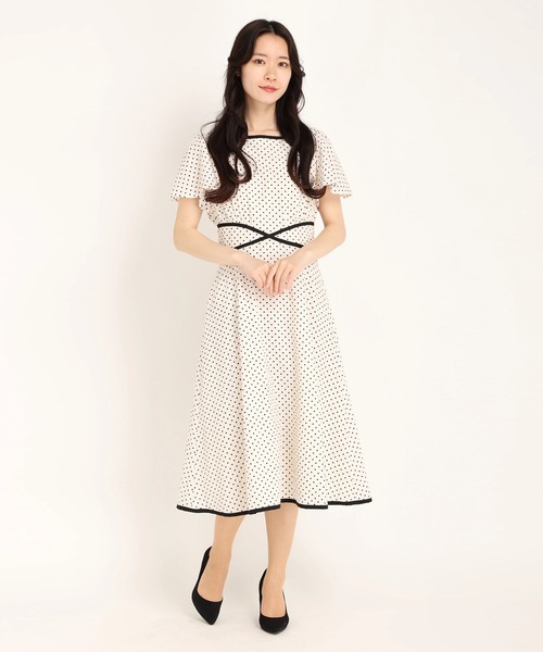 ♡ STRAWBERRY-FIELDS サッカードットワンピース♡ STRAWBERRY-FIELDS（ストロベリーフィールズ）の「サッカー