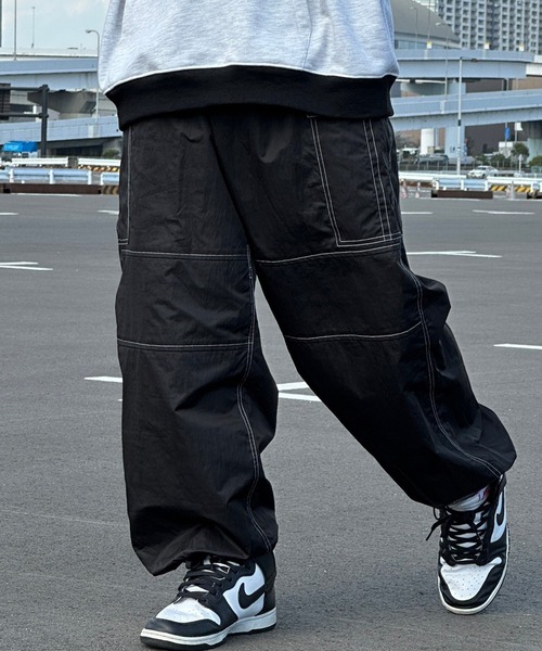 kutir(クティール)の「刺繍ナイロンスノーカーゴパンツ(カーゴパンツ・メンズ・ライトグレー/カーキ/ブラック・SMALL/MEDIUM/LARGE)」の5枚目の写真
