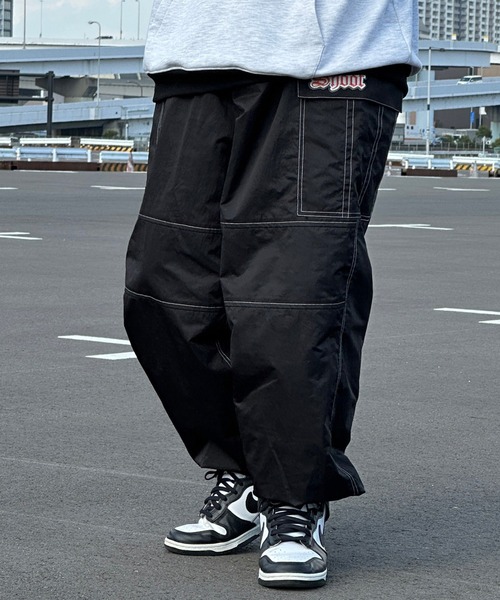 kutir(クティール)の「刺繍ナイロンスノーカーゴパンツ(カーゴパンツ・メンズ・ライトグレー/カーキ/ブラック・SMALL/MEDIUM/LARGE)」の6枚目の写真
