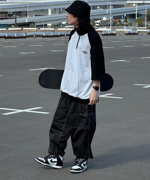 kutir(クティール)の「刺繍ナイロンスノーカーゴパンツ(カーゴパンツ・メンズ・ライトグレー/カーキ/ブラック・SMALL/MEDIUM/LARGE)」の12枚目の写真