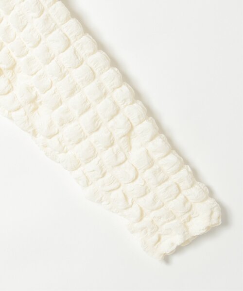 VENCEEXCHANGE（ヴァンスエクスチェンジ）の「ポコポコポップコーンカーディガン（カーディガン/ボレロ・レディース・イエロー/ブラック/ホワイト・FREE）」の14枚目の写真