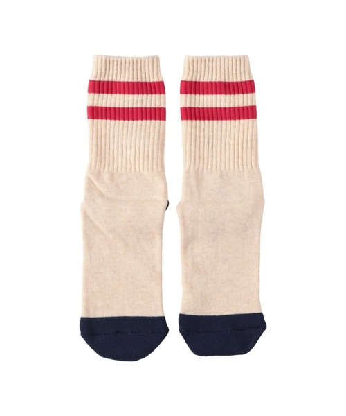 HLNA（エイチエルエヌエー）の「【Chi-bee】HORNY SOX（ソックス/靴下・メンズ・ナチュラル/オートミール/ホワイト系・ONE SIZE）」の4枚目の写真