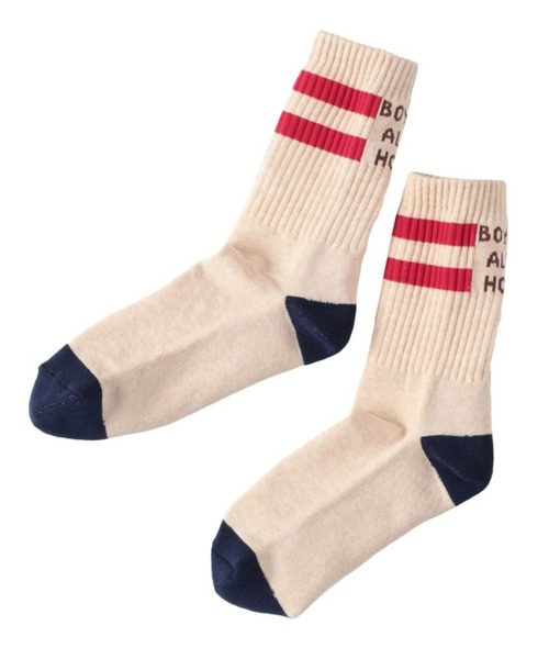 HLNA（エイチエルエヌエー）の「【Chi-bee】HORNY SOX（ソックス/靴下・メンズ・ナチュラル/オートミール/ホワイト系・ONE SIZE）」の6枚目の写真