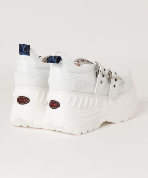 YOSUKE（ヨースケ）の「YOSUKE / ヨースケ厚底スニーカー（スニーカー・レディース・ブラック/ホワイト/オレンジ/ブラックミックス・23.0cm/23.5cm/24.0cm/24.5cm/25.0cm/22.5cm）」の5枚目の写真