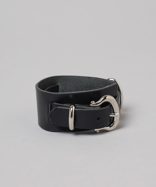 HARE（ハレ）の「ダブルバックルベルトブレス(HARE)（バングル/リストバンド・レディース・ブラック/クリア・FREE）」の9枚目の写真
