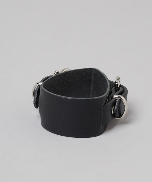 HARE（ハレ）の「ダブルバックルベルトブレス(HARE)（バングル/リストバンド・レディース・ブラック/クリア・FREE）」の10枚目の写真