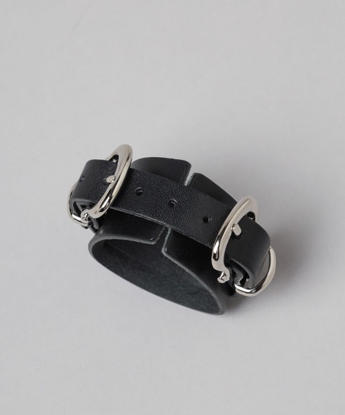 HARE（ハレ）の「ダブルバックルベルトブレス(HARE)（バングル/リストバンド・レディース・ブラック/クリア・FREE）」の11枚目の写真