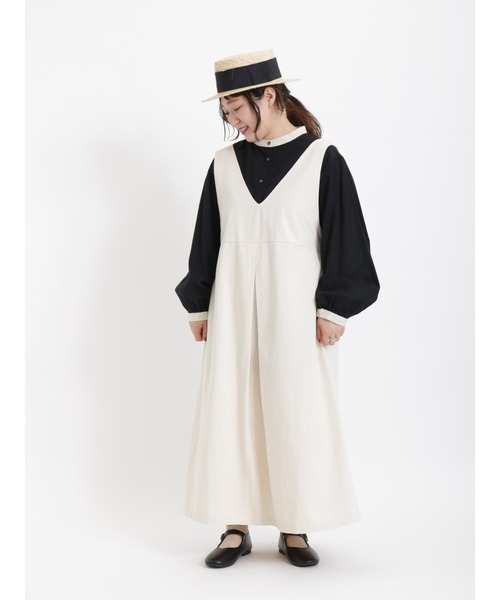 Samansa Mos2(サマンサ モスモス)の「【2way】着回し力アップジャンスカ(ワンピース・レディース・キナリ・フリ-)」の1枚目の写真