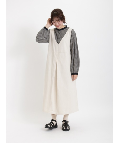 Samansa Mos2(サマンサ モスモス)の「【2way】着回し力アップジャンスカ(ワンピース・レディース・キナリ・フリ-)」の9枚目の写真