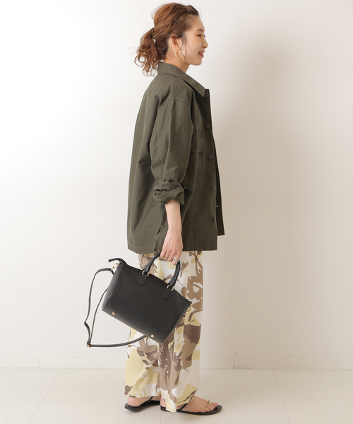 Spick & Span(スピックアンドスパン)の「レイヤーグラフィックワイドパンツ(その他パンツ・レディース・ブラック/イエロー・36/38)」の18枚目の写真