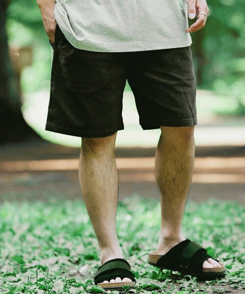 JOURNAL STANDARD relume(ジャーナルスタンダード レリューム)の「CALIFORNIA シェフコールショートパンツ(その他パンツ・メンズ・グレー/カーキ/サックスブルー/アイボリー/ライトグレー・MEDIUM/LARGE/SMALL)」の4枚目の写真