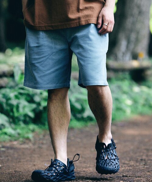 JOURNAL STANDARD relume(ジャーナルスタンダード レリューム)の「CALIFORNIA シェフコールショートパンツ(その他パンツ・メンズ・グレー/カーキ/サックスブルー/アイボリー/ライトグレー・MEDIUM/LARGE/SMALL)」の5枚目の写真